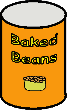 Baked beans clipart.