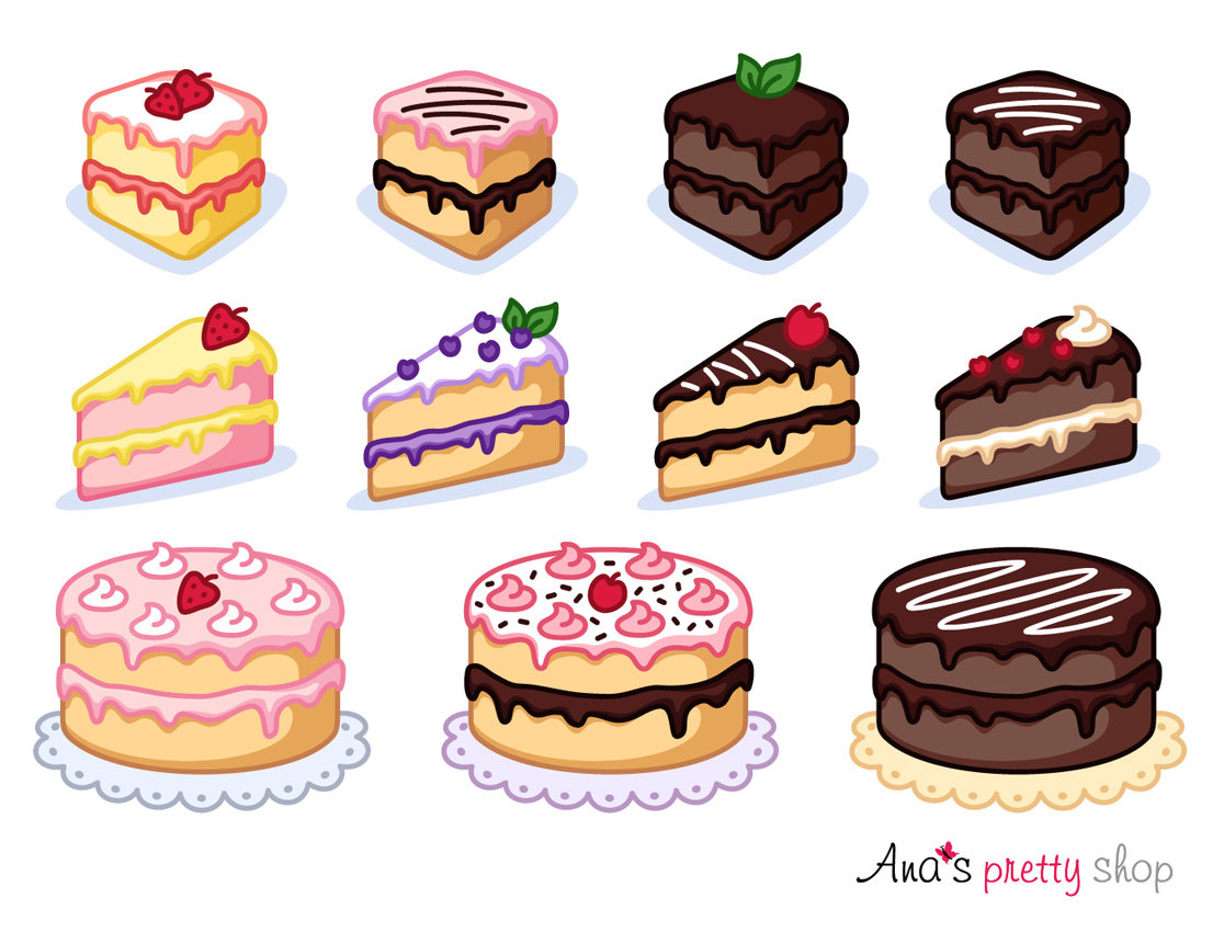 Pastries clipart.