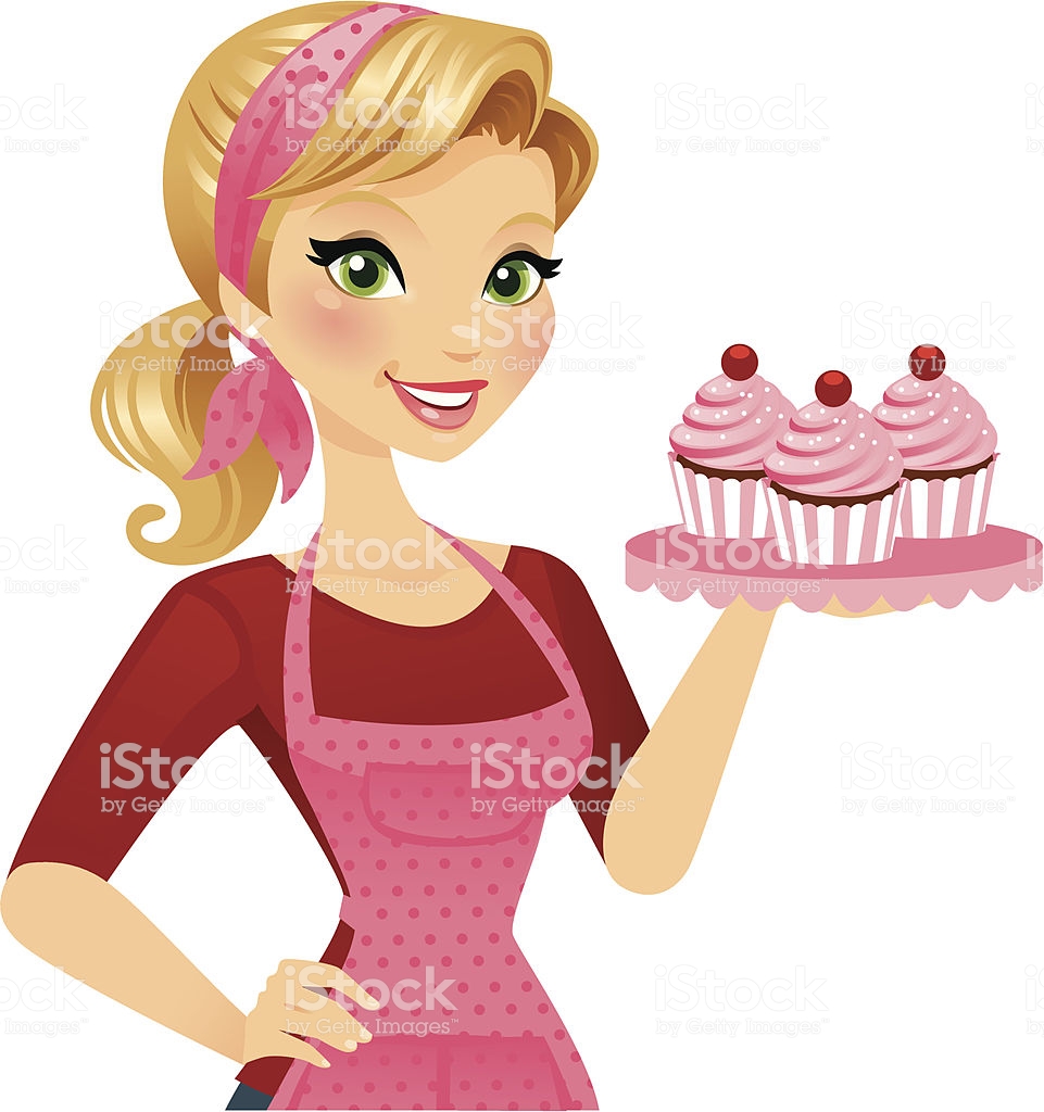 Girl Baker Cupcake Clipart Free & Free Clip Art Images #23442.