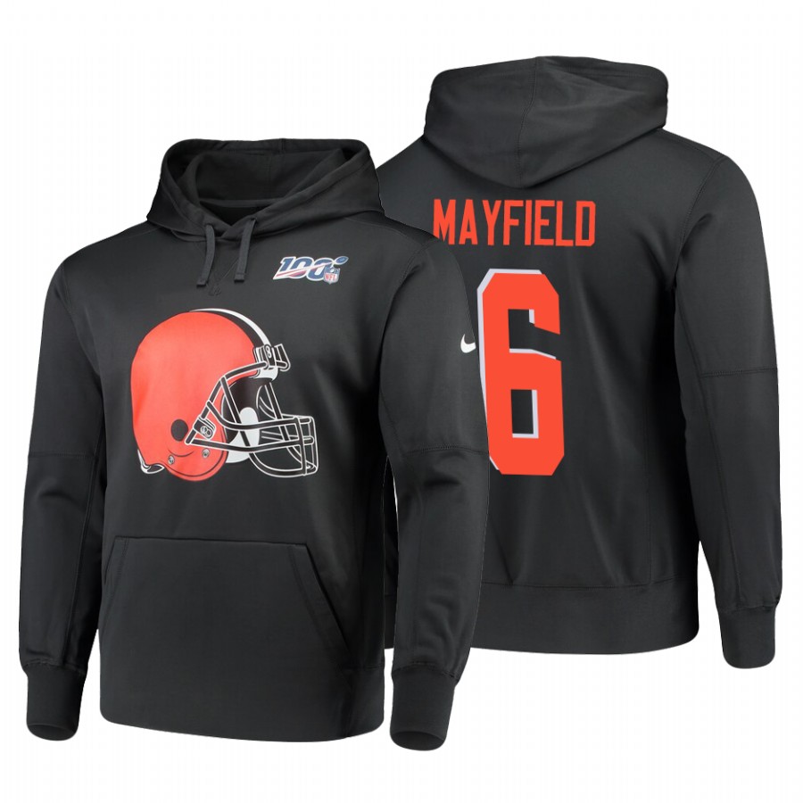Cleveland Browns 100th Anniversary Logo Baker Mayfield.