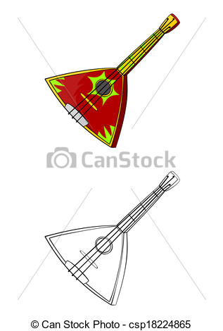 Balalaika Clip Art Vector Graphics. 590 Balalaika EPS clipart.