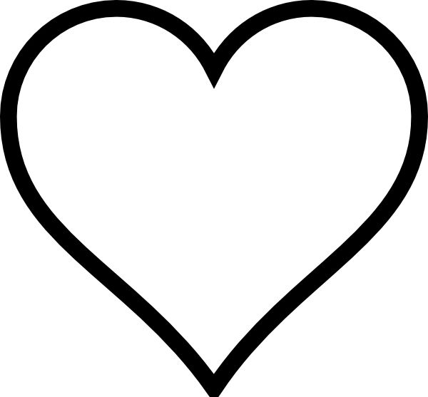 Heart Clipart Black And White Images, Free Download Heart.