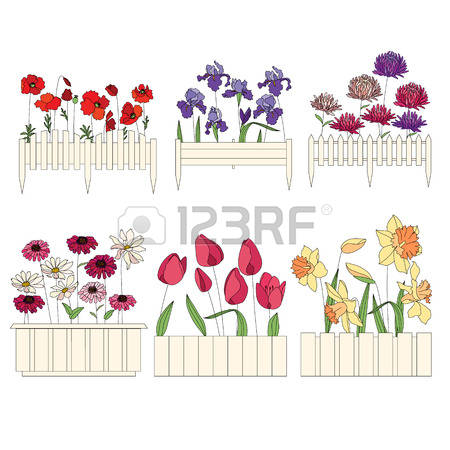 452 Balcony Flowers Stock Vector Illustration And Royalty Free.
