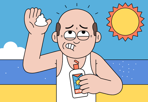 A Bald Man\'s Guide to Sunscreen.