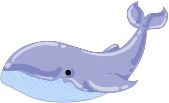 Whale clip art.