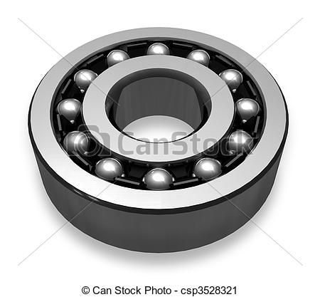 Stock Illustration of Ball bearing.