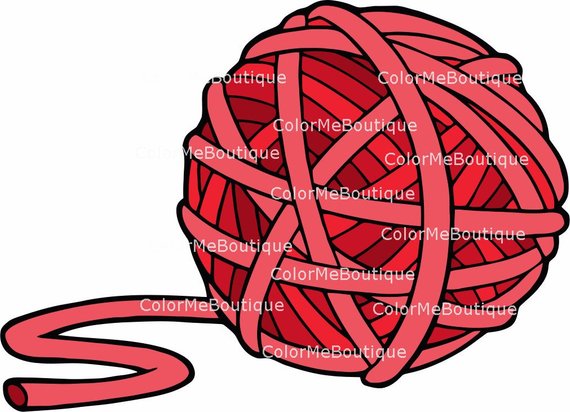 Ball of Yarn Clipart.