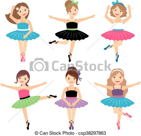Little ballerina girls set.