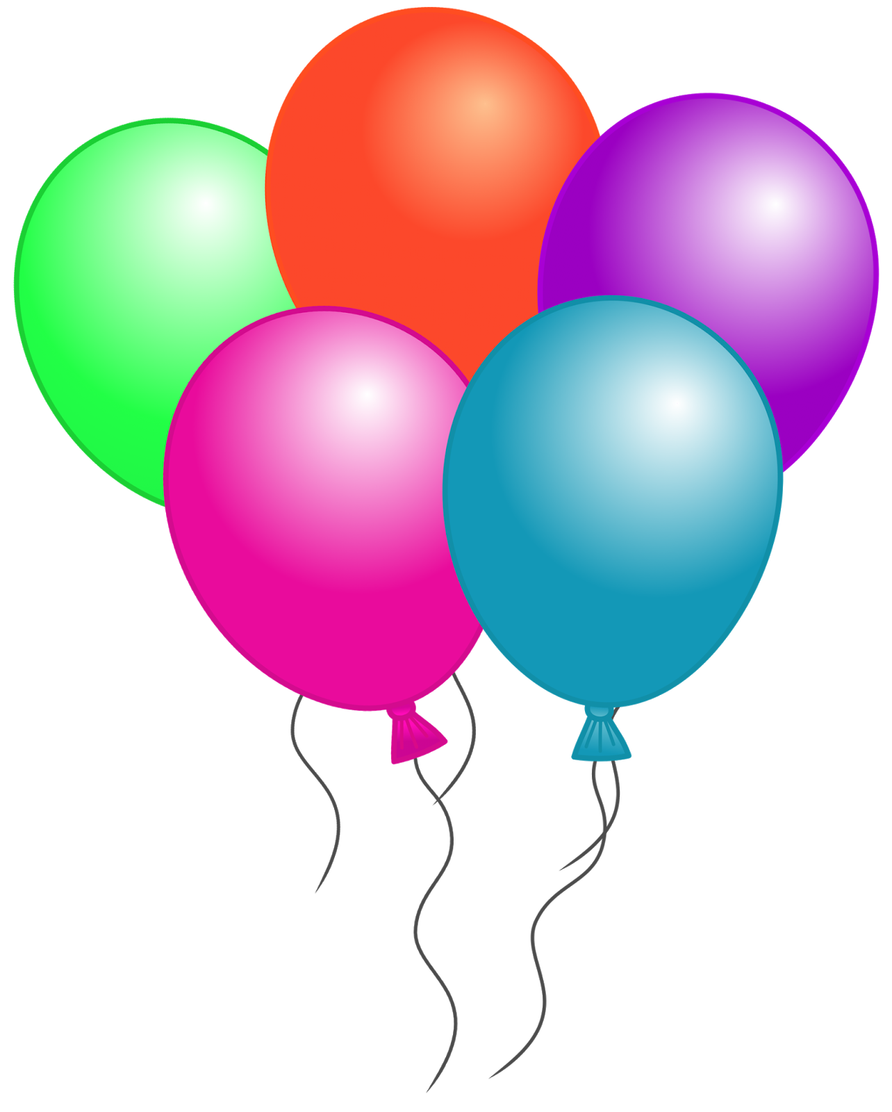 Free Birthday Balloon Clip Art.