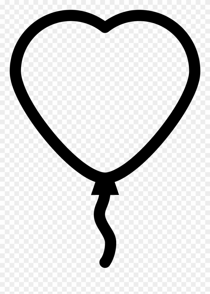 Heart Balloon Icon.