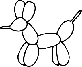 balloon animal balloon clipart - Clipground