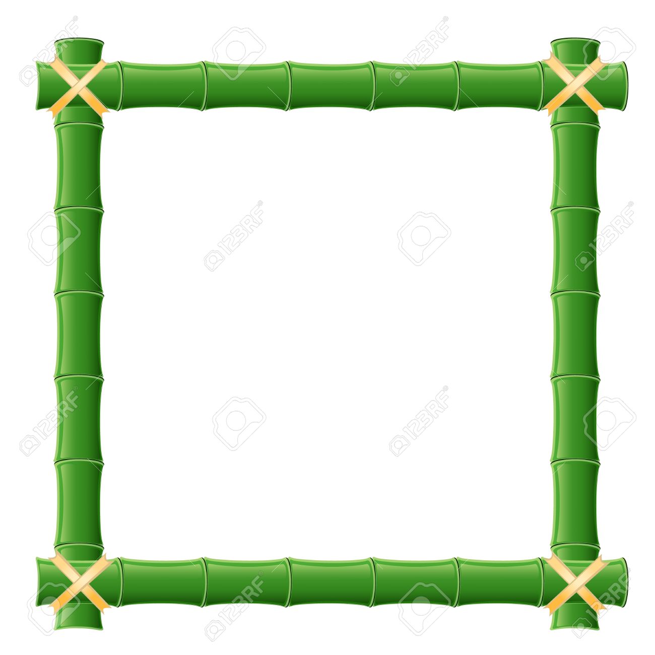 Bamboo Frame Royalty Free Cliparts, Vectors, And Stock.
