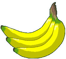 Banana bunch clip art.