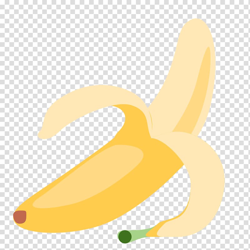 Yellow banana illustration, Emoji Banana bread Banana cake.