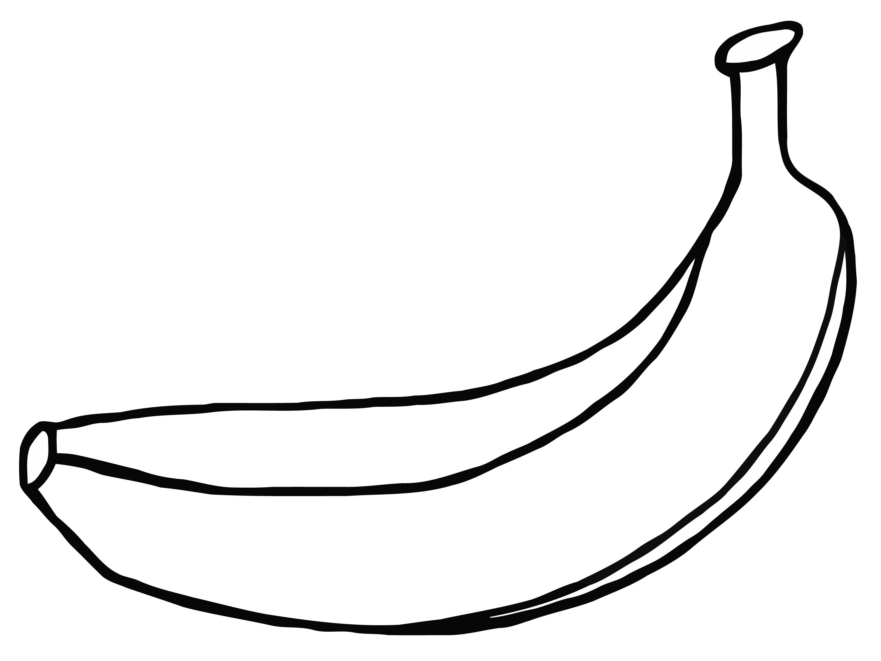 Free Banana Outline Cliparts, Download Free Clip Art, Free.