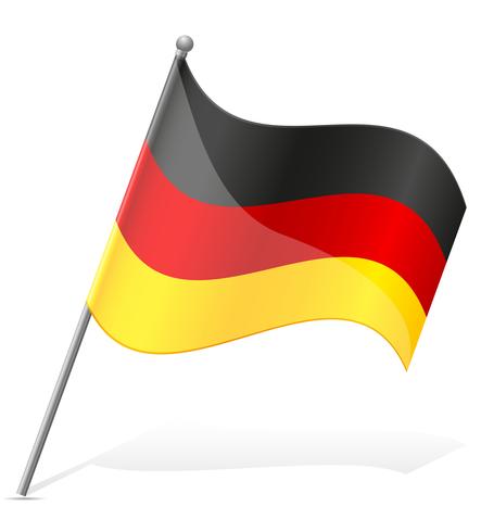 bandeira da ilustração vetorial de Alemanha.