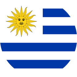 Uruguay flag clipart.