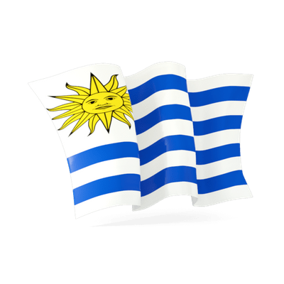 Uruguay Flag transparent PNG.