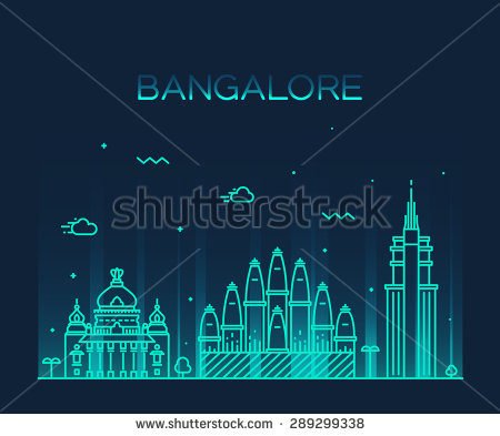 Bangalore City Stock Photos, Royalty.