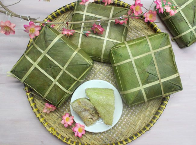 Vietnamese Banh Chung Cake.