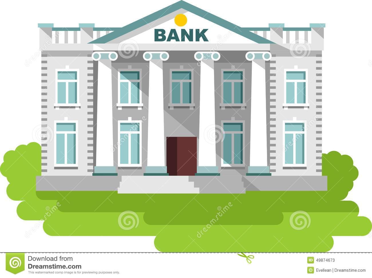 Bank building clipart clipart images gallery for free.