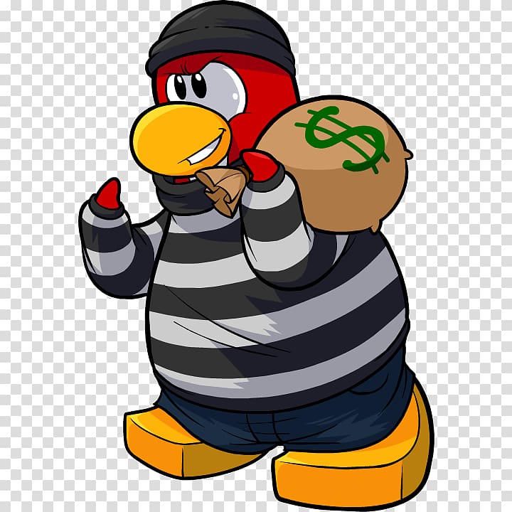 Club Penguin Bank robbery , Robbers transparent background.