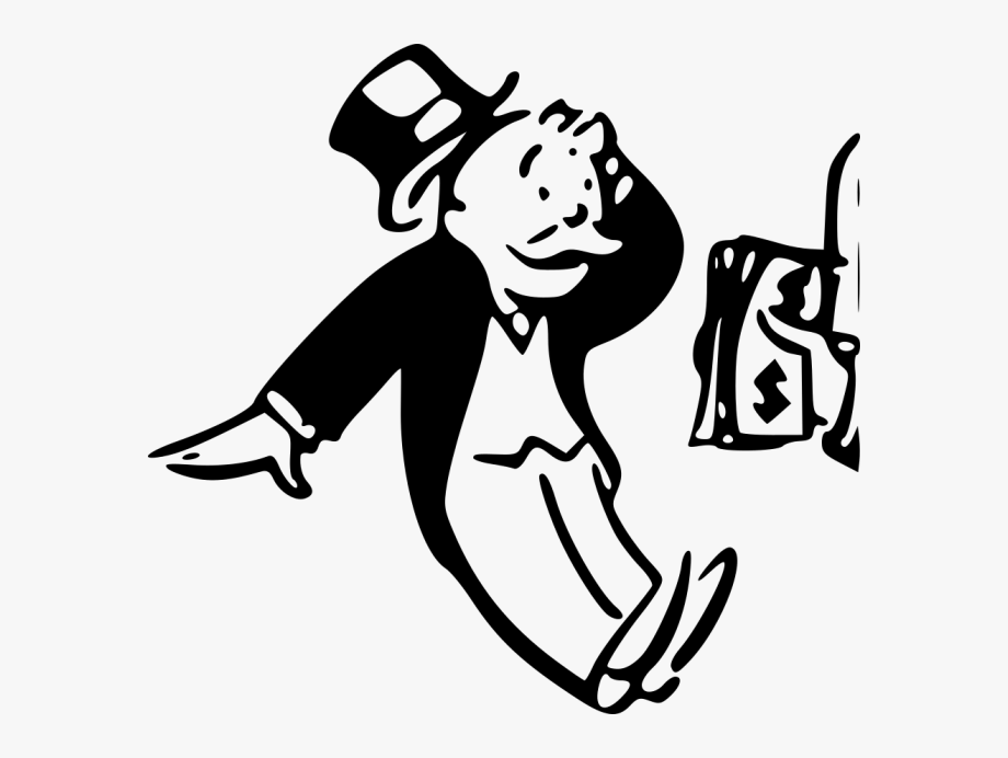 Monopoly Banker Clipart.