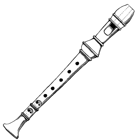 Free Flute Black And White Clipart, Download Free Clip Art.