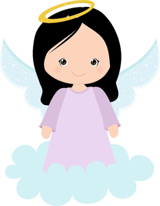 Baby Girl Baptism Clipart.