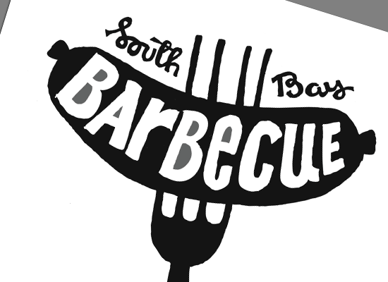 bbq font.