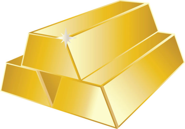 Bar of gold clipart.
