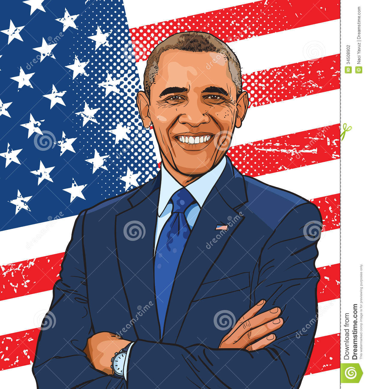 Barack Obama Clipart.
