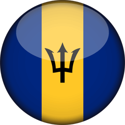 Barbados flag clipart.