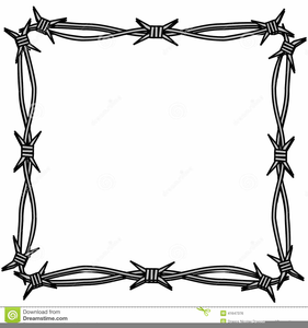 Barbed Wire Clipart Borders.