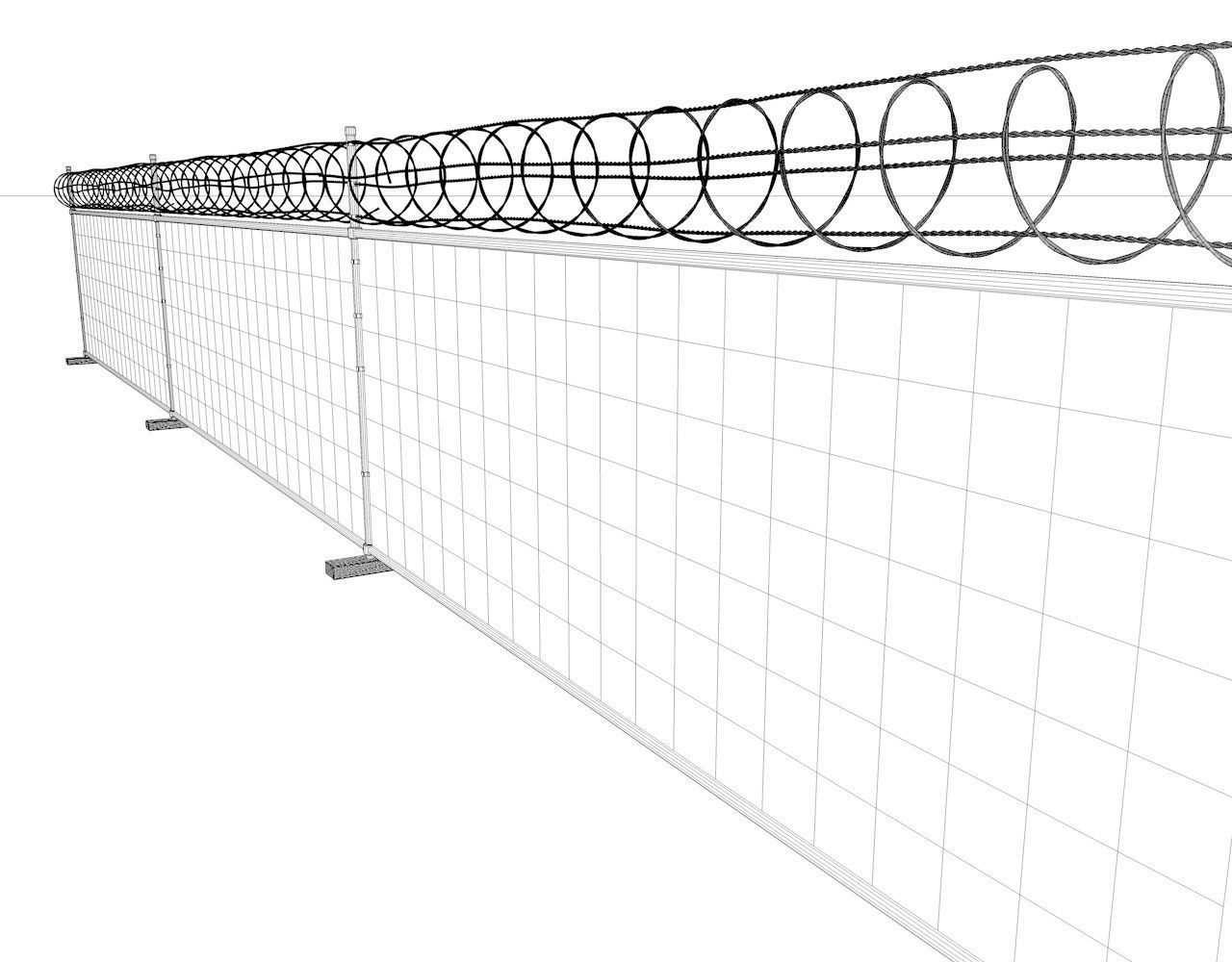 Barbed Wire Fence Png.
