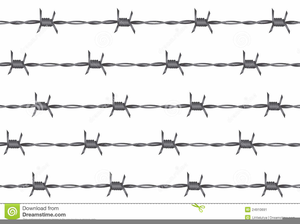 Barbed Wire Frame Clipart.
