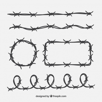 Barbed Wire Vectors, Photos and PSD files.