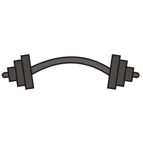 Clip Art Of Barbell Weights Clipart.