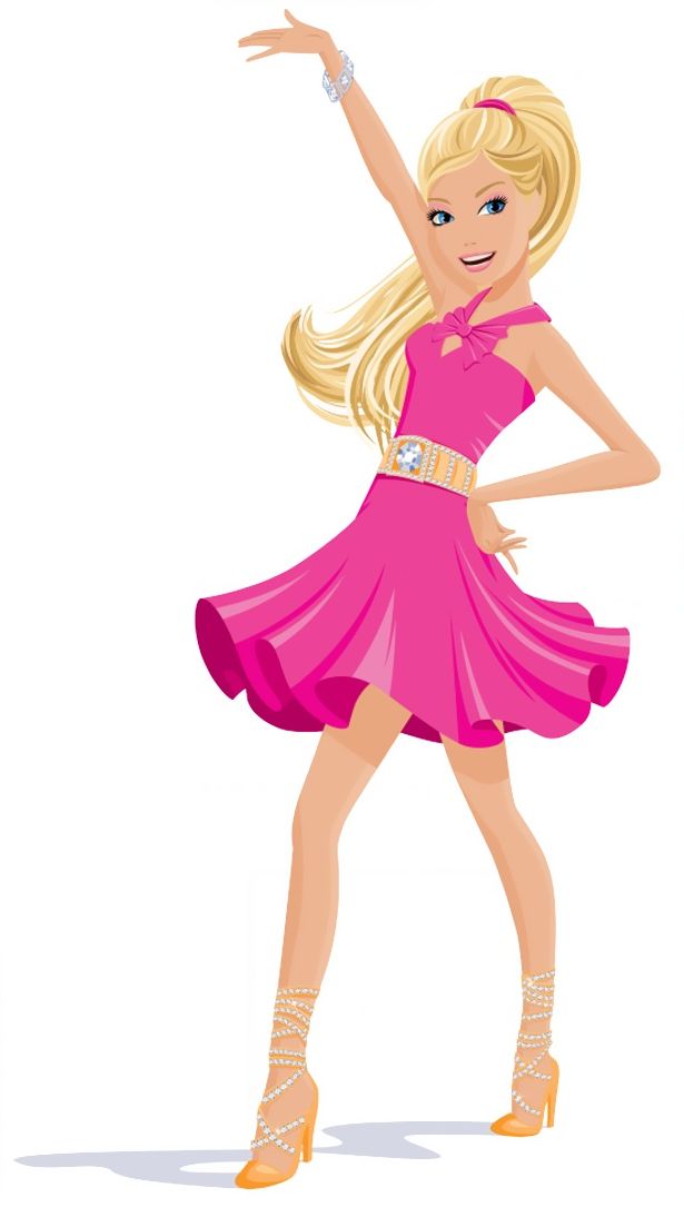 barbie doll cartoon dance