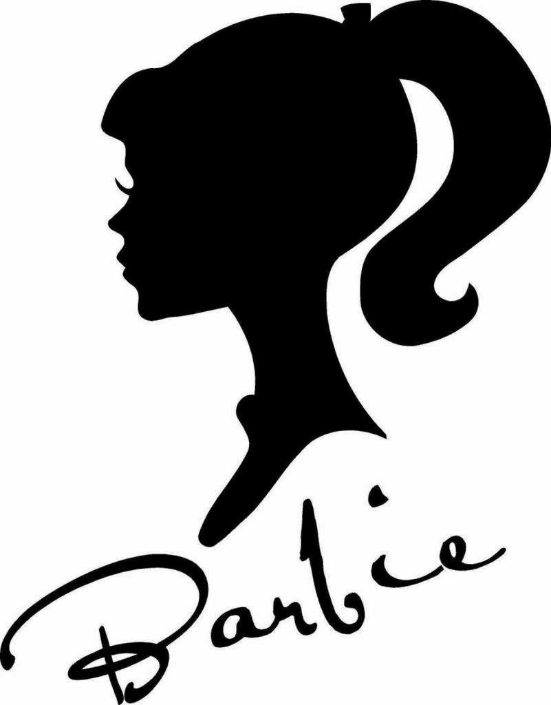 Barbie clipart stencil, Barbie stencil Transparent FREE for.