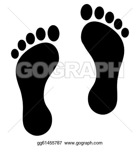 Barefoot Clip Art.