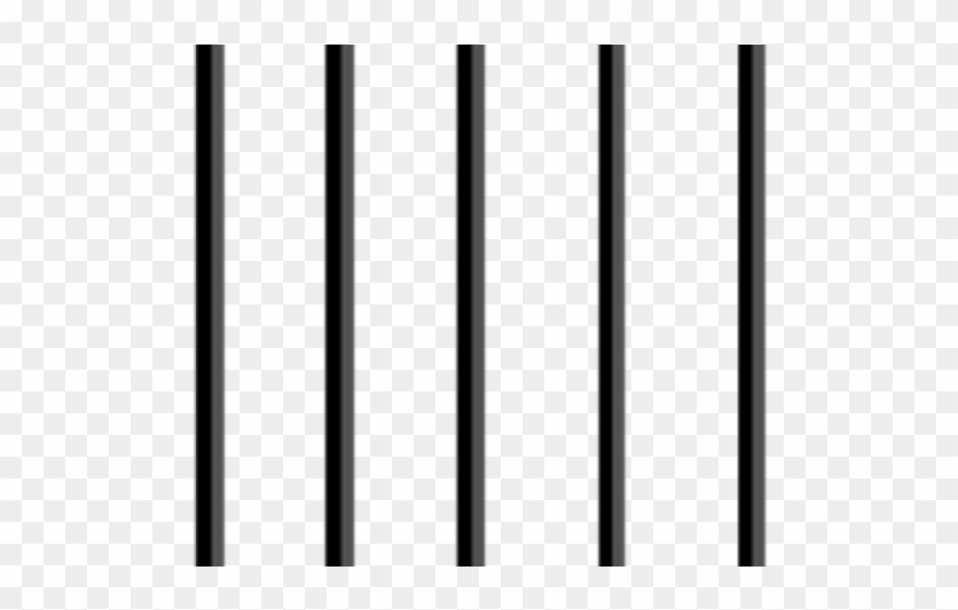 Black And White Jail Bars Clipart (#751106).