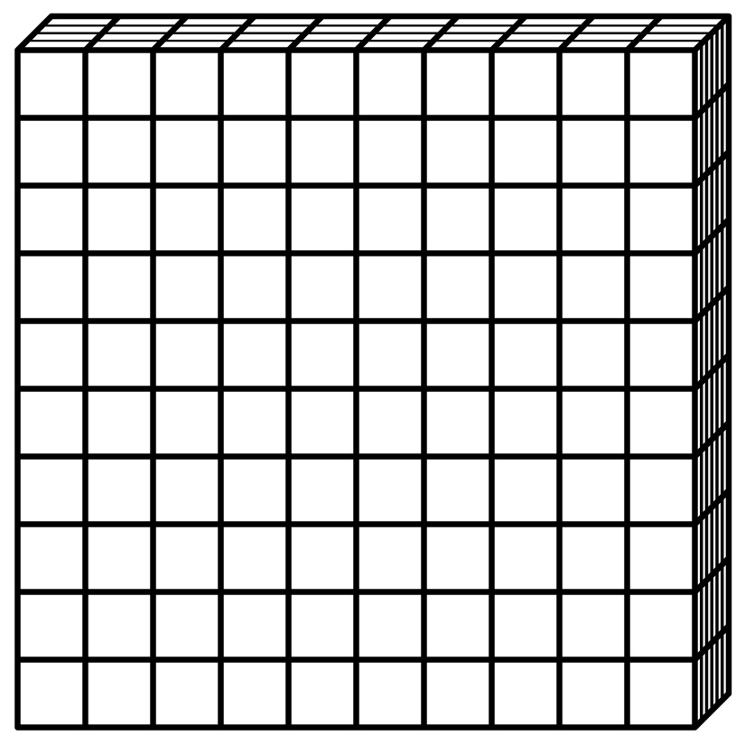 Base Ten Blocks Clipart Black And White 10 Free Cliparts Download Images On Clipground 2024