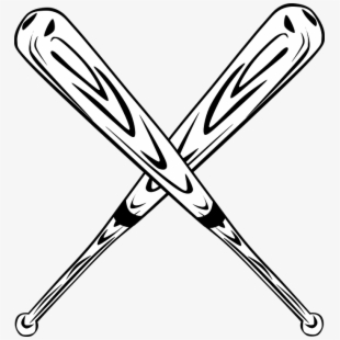 Crossed Baseball Bat Clipart Free Clipart Images.