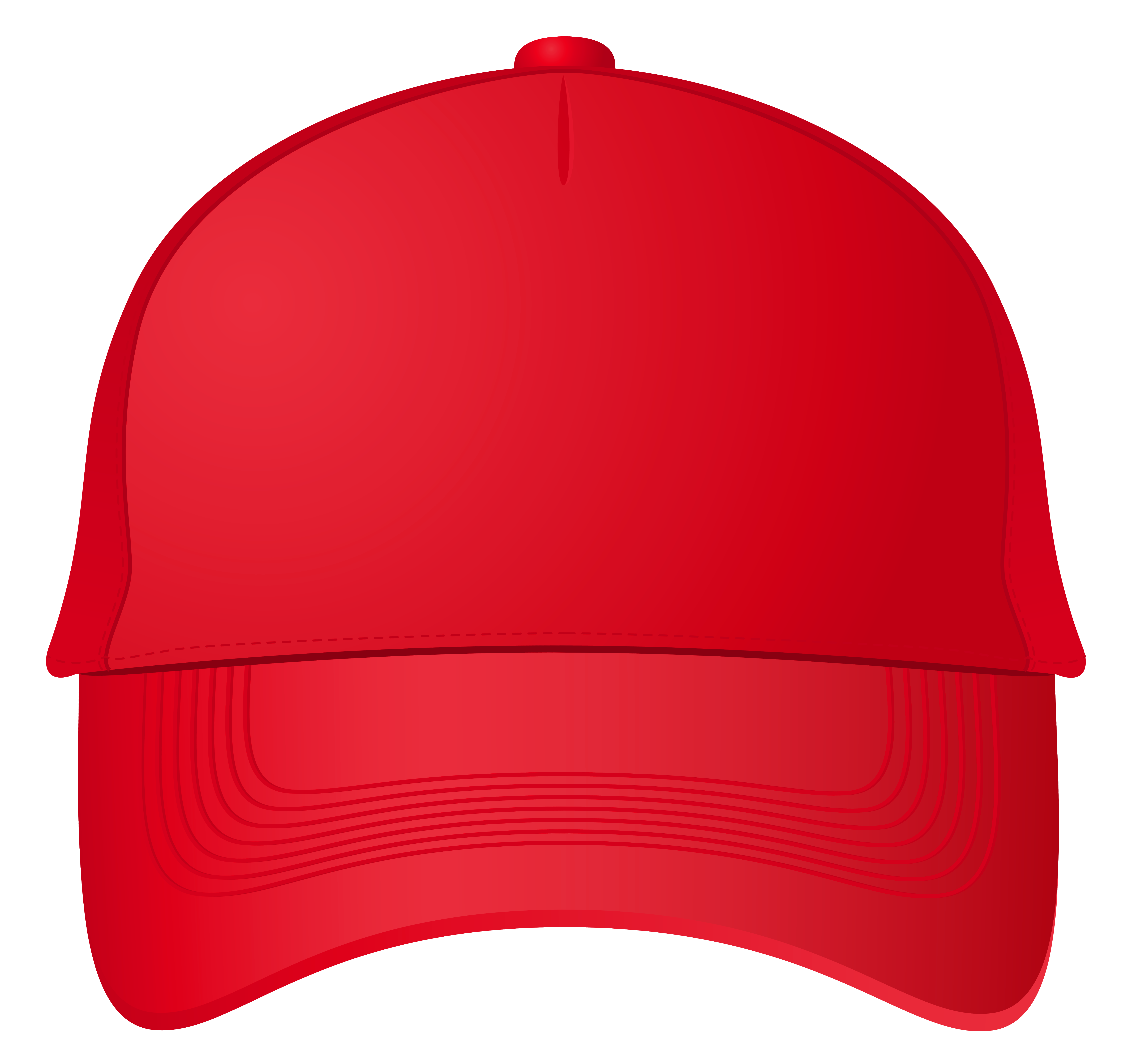 Red Baseball Cap PNG Clipart.