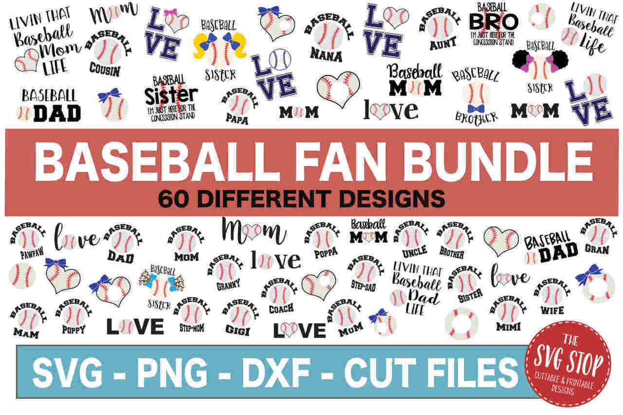 Baseball Fan SVG Bundle.