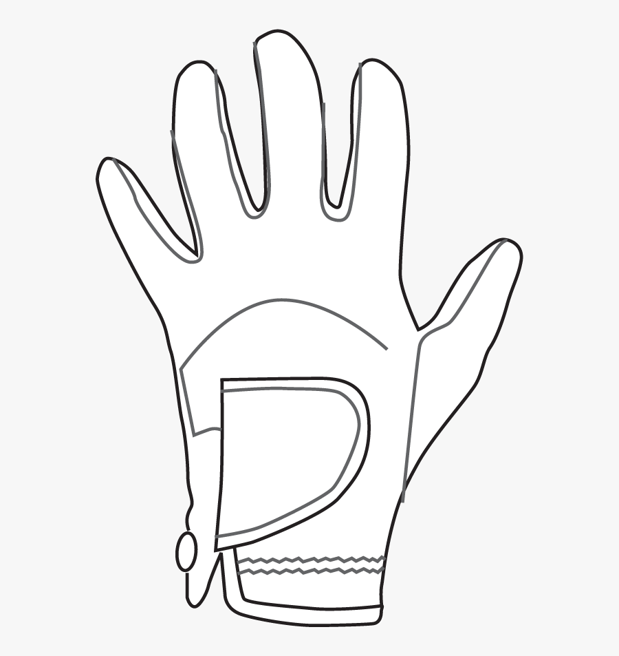 Transparent Baseball Gloves Clipart.