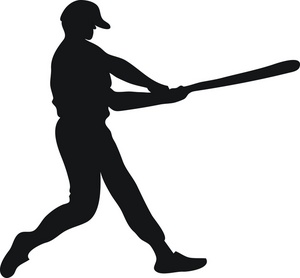 Free Baseball Hitter Silhouette, Download Free Clip Art.