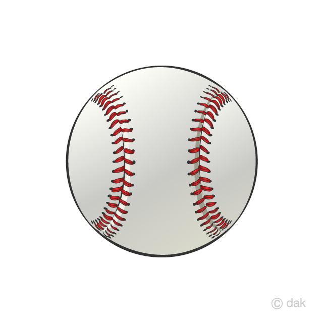 Free Baseball Ball Clipart Image｜Illustoon.