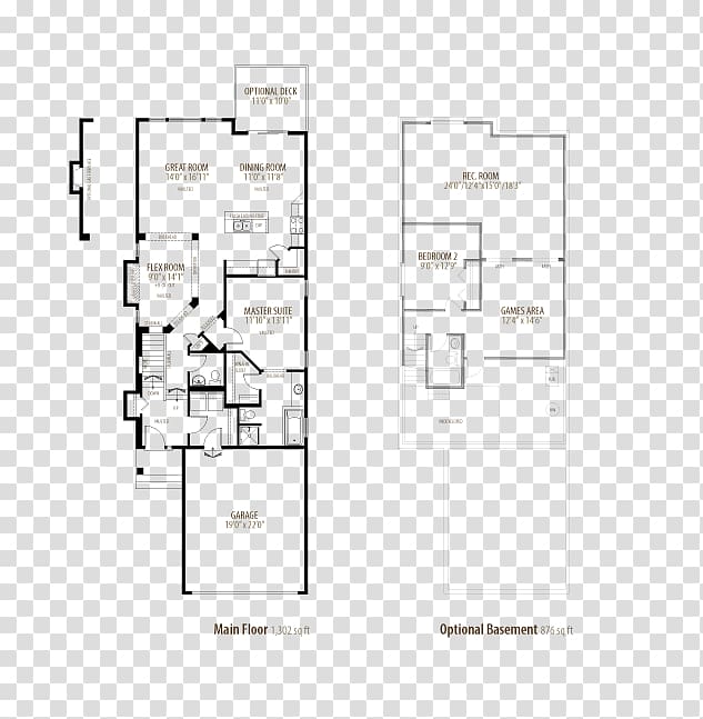 Floor plan House Basement Room, house transparent background.